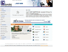 Tablet Screenshot of leardinicontabilidade.com.br